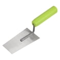 thumbnail image 1 of Unique Bargains Flat Masonry Hand Trowel 5.1'x2.9' Carbon Steel Panel with Rubber Handle, 1 of 5