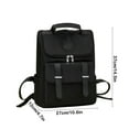 thumbnail image 3 of AuroraX Lightweight Backpack for Women,Waterproof,Solid Durable Backpack Fit A Laptop,Cute Bookbag,for Travel,College,Work,Black, 3 of 5