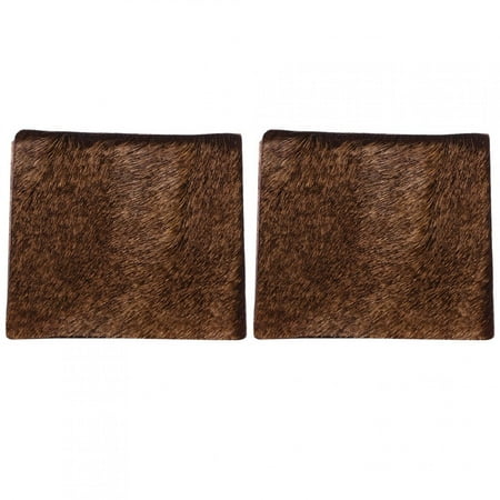 Eddwiin Arrow Rest - 2pcs Archery Arrow Rest Adhesive Stick Plate for Traditional Bow Outdoor Shooting Accessories (brown)