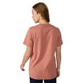 thumbnail image 3 of Dickies Women's Heavyweight Short Sleeve Pocket T-Shirt, Red Rock Heather, L, 3 of 5