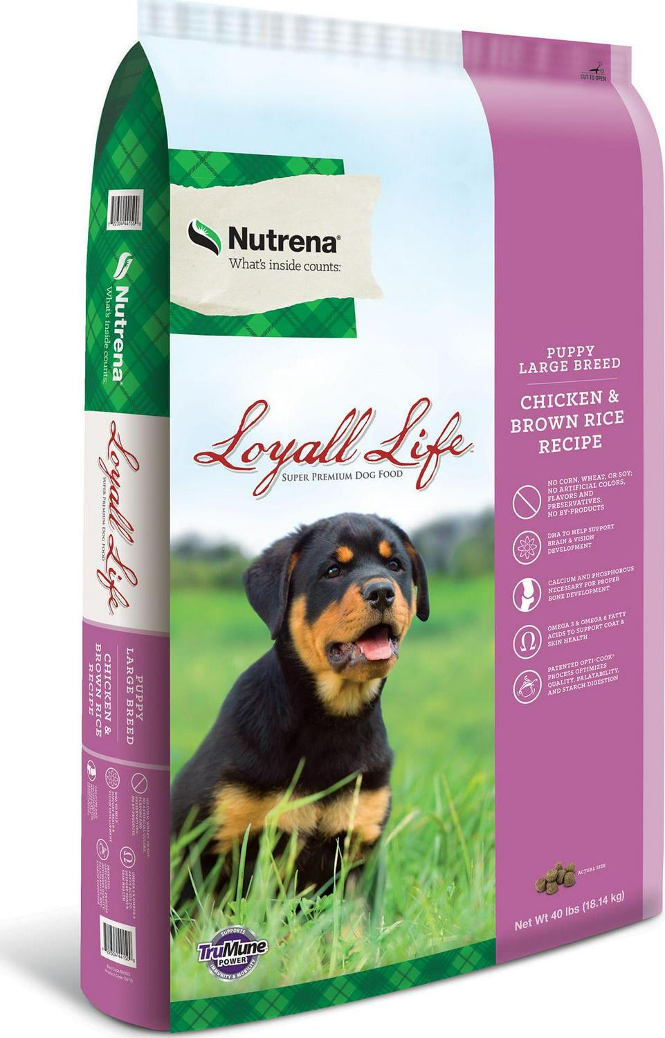 Nutrena Loyall Life Large Breed Puppy Chicken And Brown Rice Recipe Dry 