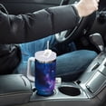 thumbnail image 4 of Yayeee 30oz Stainless Steel Tumbler with Straw and Handle Double-Wall Insulated Travel Water Bottle, Galaxy Pattern, 4 of 8