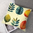 thumbnail image 7 of JRXY Palm Leaves with Lush Branches and Leaves Tropical Jungle Palm Leaves Plush Pillowcase Set of 2 White, 7 of 7
