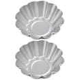 thumbnail image 5 of 2Pcs Aluminium Alloy Egg Tart Mold Premium Jelly Mold Cake Baking Molds, 5 of 5