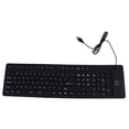thumbnail image 3 of Estbridge 109 Key Silicone Folding Keyboard USB Roll up Work, 3 of 6
