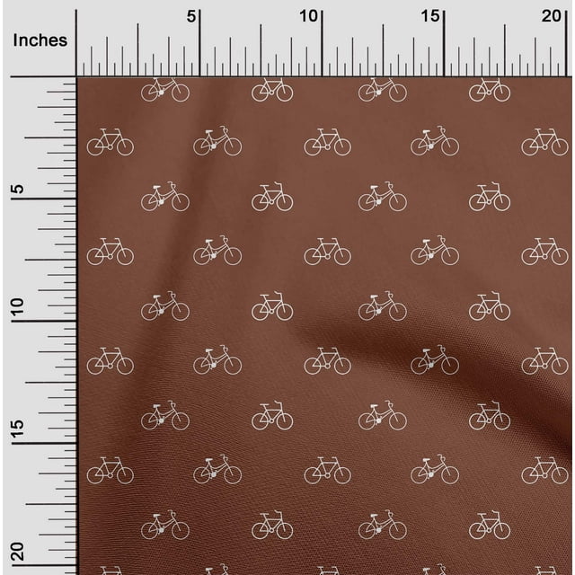 oneOone Cotton Flex Fabric Bicycle Transport Fabric Prints by Yard 40 Inch Wide