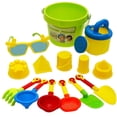 thumbnail image 1 of Youth Sand Pool Sand Scoop Plastic Bucket Sand Tools, Beach Toys Full Set-HAPDEN, 1 of 4