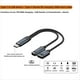 thumbnail image 2 of Cable Adaptador USB C OTG para Teléfono 2 en 1, Tipo C A USB A con Puerto de Carga PD para Smartphone, Portátil, Tableta, Color Gris., 2 of 5