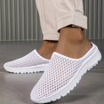 thumbnail image 2 of Slip on Work Shoes for Men Open Back Shoes Closed Toe Slides Breathable Arch Support Slippers Comfort Walking Shoes, 2 of 7