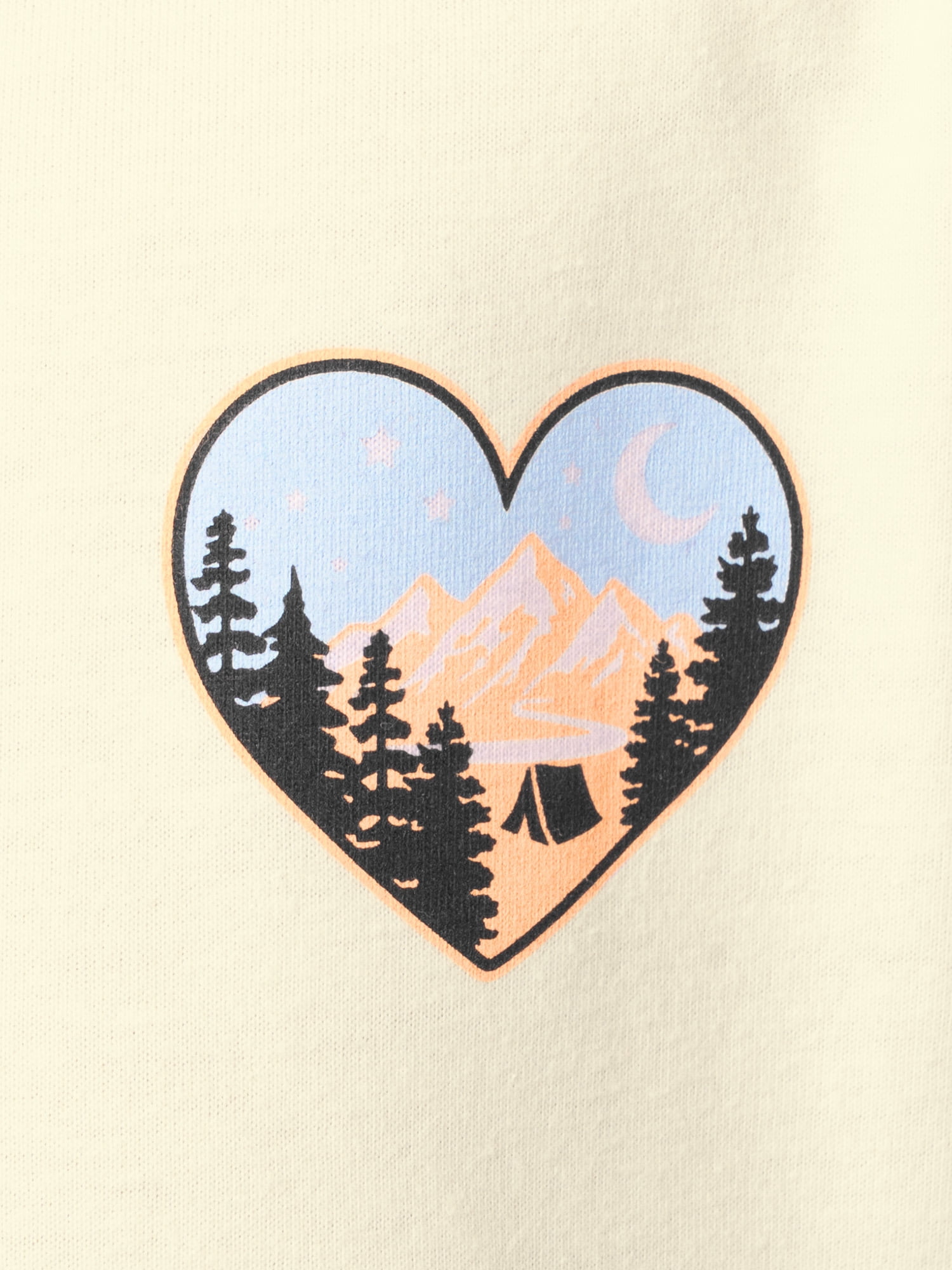 Ozark Trail Girl's Boxy Graphic Tee, Sizes 4-18 & Plus