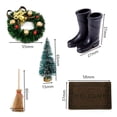 thumbnail image 5 of Juaoua Christmas Miniature Gnome Dollhouse Accessory Kit, Festive Mini Scene Model Ornaments, Pretend Play Decor Set for Holiday DIY Crafting,Christmas Party Favors and Gift Giving, 5 of 8