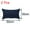 Blue, variant on Unique Bargains 2-Pack Canvas Solid Decorative Throw Pillow Cover 12" x 20" Black