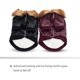 thumbnail image 2 of Abrigos de invierno para perros, ropa cómoda y cálida para mascotas (rojo vino, talla L)., 2 of 5