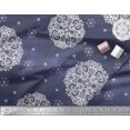 thumbnail image 3 of Soimoi Modal Satin Fabric Mandala Decorative Print Fabric by the Yard 42 Inch Wide, 3 of 3