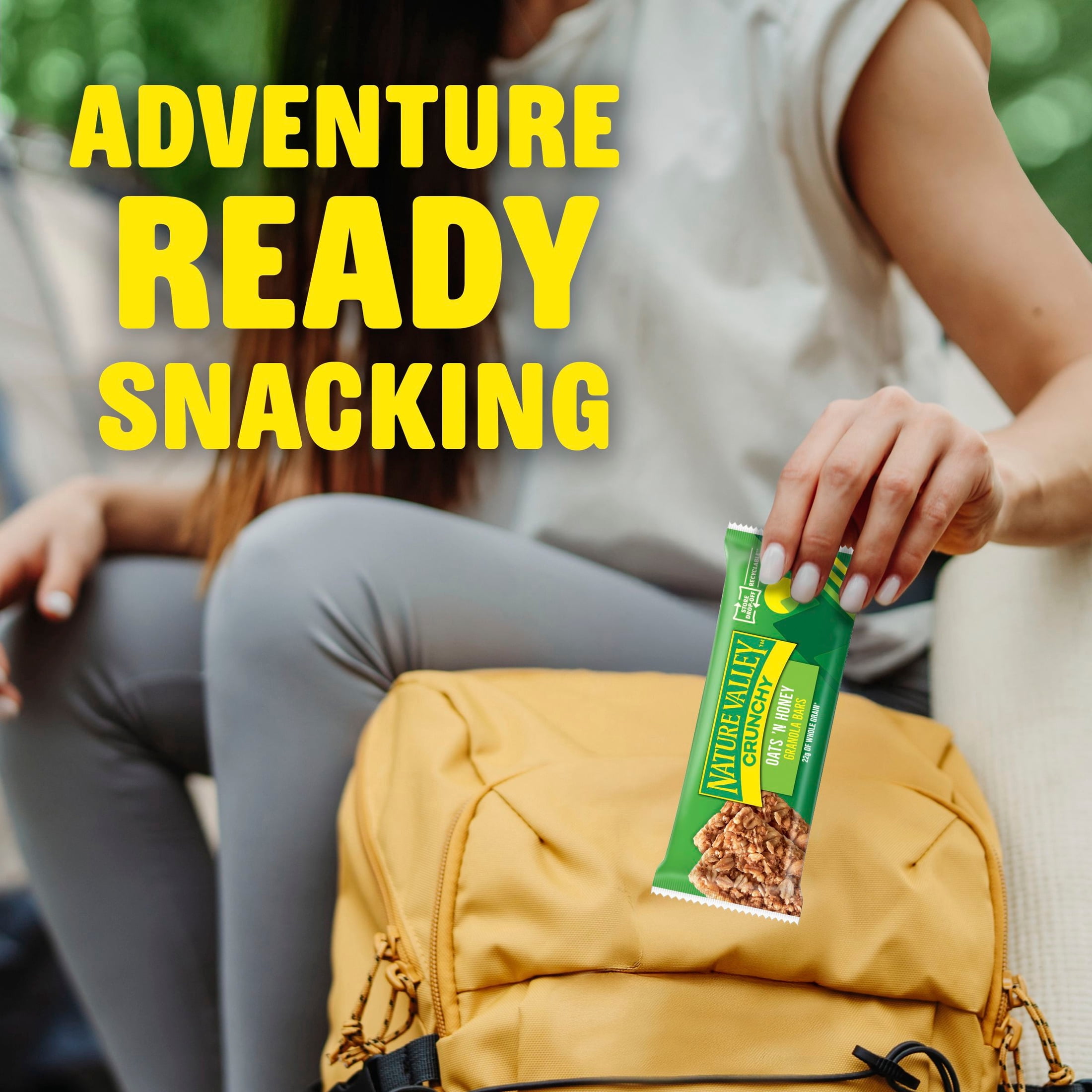 Nature Valley Crunchy Granola Bars, Oats 'n Honey, 12 Count, 8.94 oz (6 Pouches)