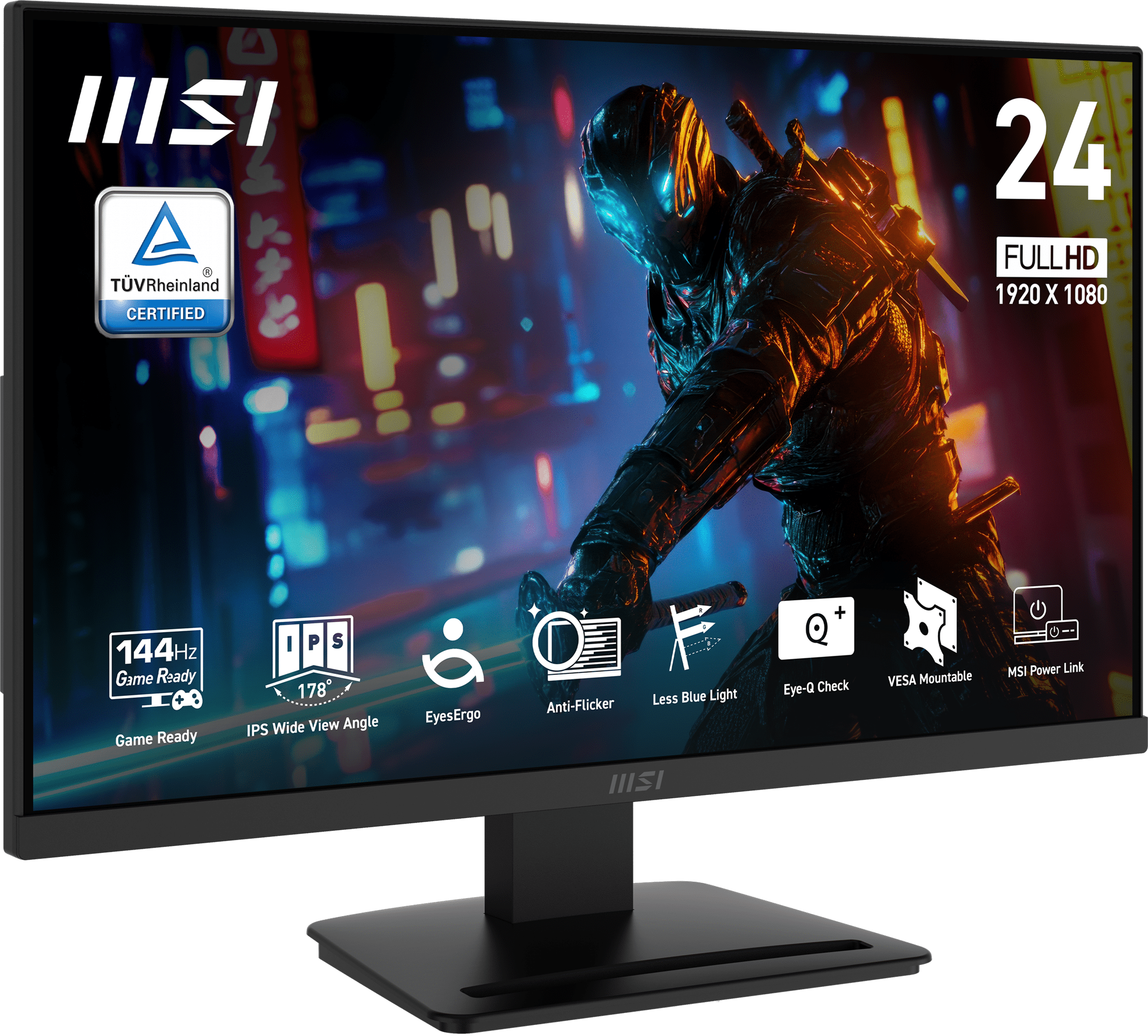 MSI ゲーミングモニター 23インチ　FHD 144hz 1ms MSI 23.8