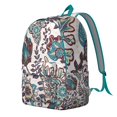 thumbnail image 2 of Study Ready Paisley Backpack - Bohemian Spirit for Library and Lectures, Holds All Your Learning Materials, Encouraging Gift for Academic Achievers, 2 of 5