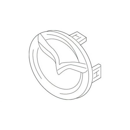 Genuine OE Mazda Grille Emblem - GP7B-51-731