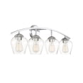 thumbnail image 4 of Trade Winds Lighting 4-Light Bathroom Vanity Light In Chrome, 4 of 5