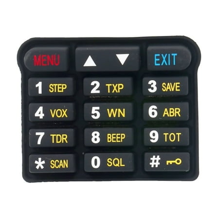 Two Way Radio Numeric Keypad Keyboard Replacement for Baofeng UV9R Plus Walkie Talkie