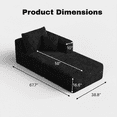 thumbnail image 3 of Liaroo Boneless Couch Chair with Ottoman, 3 of 6