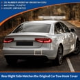 thumbnail image 3 of Cubierta del gancho de remolque trasero derecho del parachoques del automóvil Unpainted Ajuste para Audi A4 Avant B8 2007-2015 No.8K0807441, 3 of 6