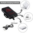 thumbnail image 5 of Luz para correr, luz corporal recargable por USB de 3 modos con luz trasera y correa ajustable para corredores nocturnos, jogging, senderismo, acampada y senderismo, 5 of 5
