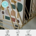 thumbnail image 4 of Martha Stewart Ryder Gold Metal 9 Slot Triangle Magazine File Holder, Desktop Organizer Sorter, 4 of 10