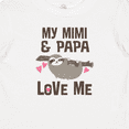 thumbnail image 4 of Inktastic My Mimi and Papa Love Me Sloth Girls Baby T-Shirt, 4 of 5
