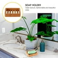 thumbnail image 5 of 1pc Bamboo Woodenb Soap Holder Durable Soap Container Soap Dish (Wood Color), 5 of 6