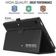 thumbnail image 3 of Étui pour Tablette Amazon Fire HD 8 (7e/8e Génération, Sortie 2017/2018) - Support Pliant Mince pour Fire HD 8, Noir (avec Réveil/sommeil Automatique), 3 of 8