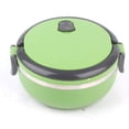 thumbnail image 3 of Contenedor de alimentos ANGGREK caja de Almacenamiento de Acero inoxidable Duradera 0.7L Verde, 3 of 3