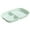 Mint Green, variant on JeashCHAT Plastic Divided Plate Unbreakable Wheat Straw Plate 3 Compartments Dinner Plate Lightweight Reusable Plates, Microwave and Dishwasher Safe