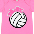thumbnail image 4 of Inktastic Volleyball with Pink Bow Boys or Girls Baby Bodysuit, 4 of 5