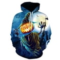 thumbnail image 2 of Sudadera con capucha de calabaza de terror de Halloween para hombres y mujeres, suéter Harajuku para niños y niñas, imagen 3D, nueva moda, 2 of 4