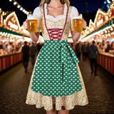 Lenago Womens Apron Dresses For Women Oktoberfest Costumes Multiple ...