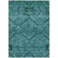 thumbnail image 2 of Addison Rugs Chantille Indoor/Outdoor Transitional Floral Teal Washable Rectangle Rug, 9' x 12', 2 of 6