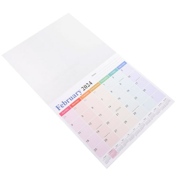 CRAFTHROU Magnetic Monthly Calendar Crafthrou Home Planner Multi Color White Cardboard for Family Events