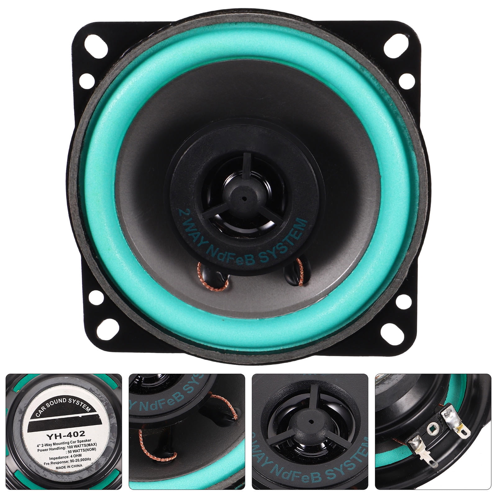 OFFIGAM Car Door Speakers with Full Range Stereo Sound, Moisture Resistant, Car Audio Upgrade