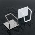 thumbnail image 2 of Cheers 3Pcs Sponges Holder Punch Free Good Load Capacity Stainless Steel Sponges Drain Drying Rack for Home, 2 of 8