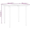 thumbnail image 5 of vidaXL 5 Piece Garden Dining Set Black Steel and Textilene, 5 of 5