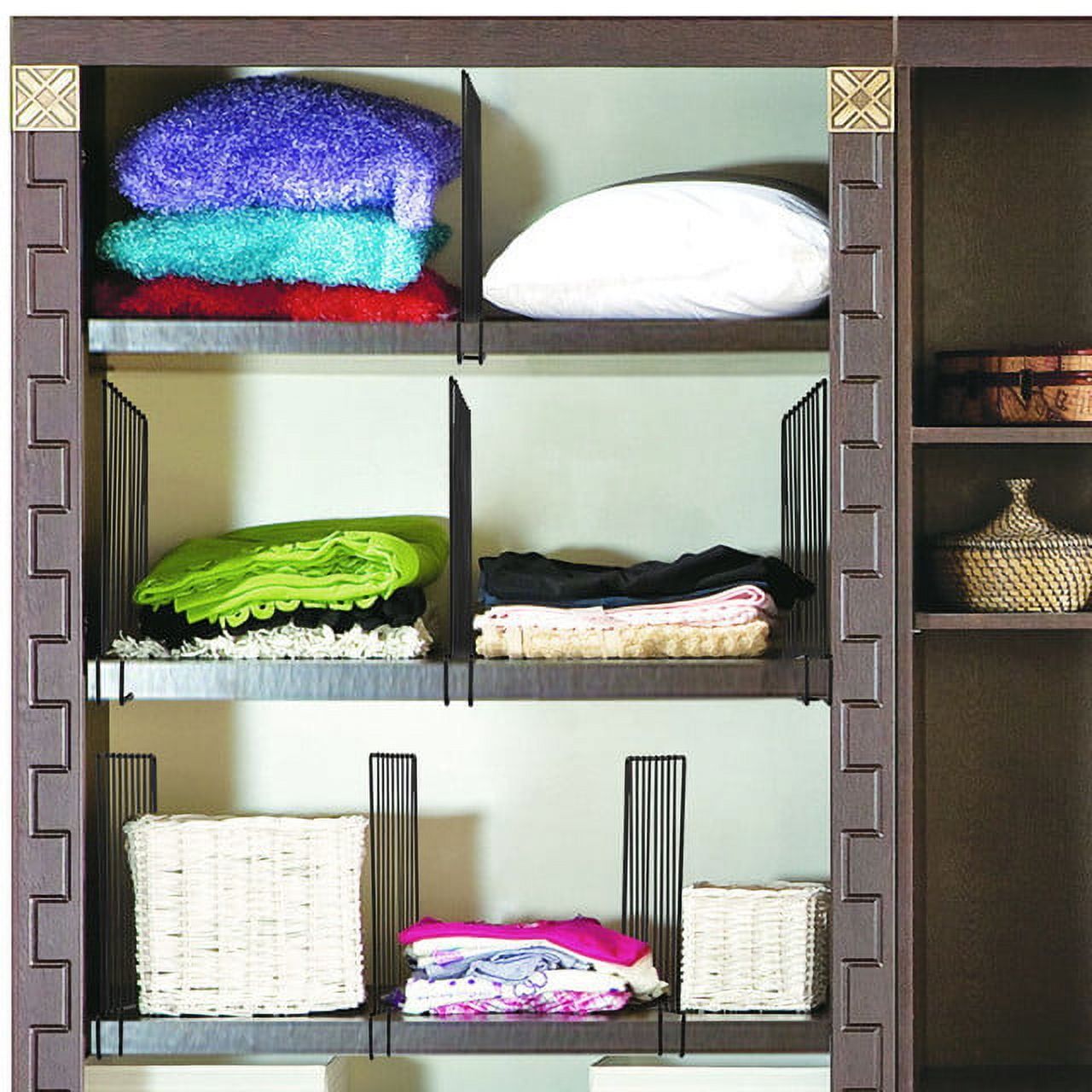 Wardrobe Cabinet Closet Partition Shelf Dividers Multifunction