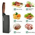 thumbnail image 4 of Chef Knife Set, DFITO 6Pcs Stainless Steel Kitchen Knife Set, Non-Stick Coating, Ultra Sharp, Dishwasher Safe, 4 of 9