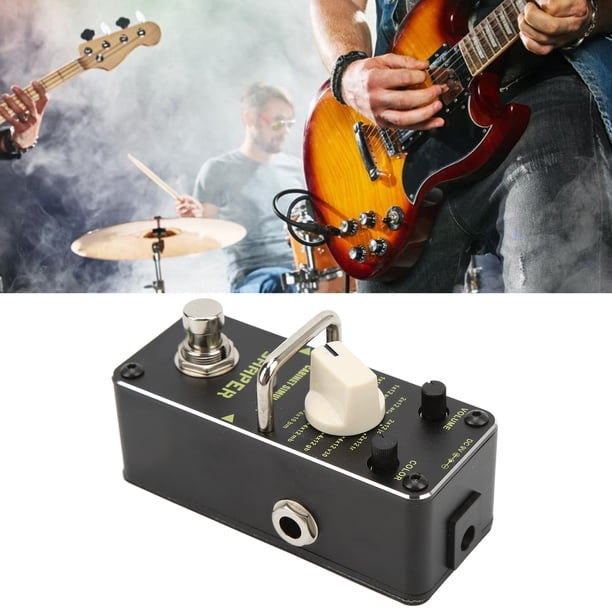 Pedal De Efectos De Guitarra, Mini Pedales De Efectos Individuales Negros Para Instrumento
