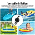 thumbnail image 3 of Tignapoo Multi-Functional SUP Pump Adapter Kit with 5 Nozzles for Inflatable Boards, Pools, and More - Durable Nylon Plastic, Compact & Portable Design - Black/Orange Options, 3 of 6