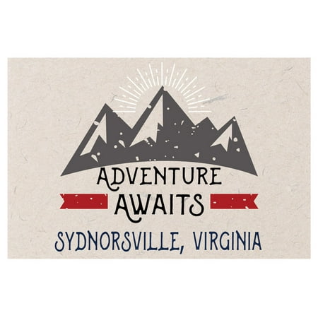 

Sydnorsville Virginia Souvenir 2x3 Inch Fridge Magnet Adventure Awaits Design