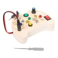thumbnail image 1 of Tableau d'Activités Montessori Jeux Éducatifs Améliore la Résolution de Problèmes Fils Enfichables pour, 1 of 8
