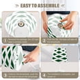 thumbnail image 4 of Ryvnso LED Bedside Table Lamp Checkered Geometric Bedroom Desk Lamps Nightstand Lampshade M, 4 of 7