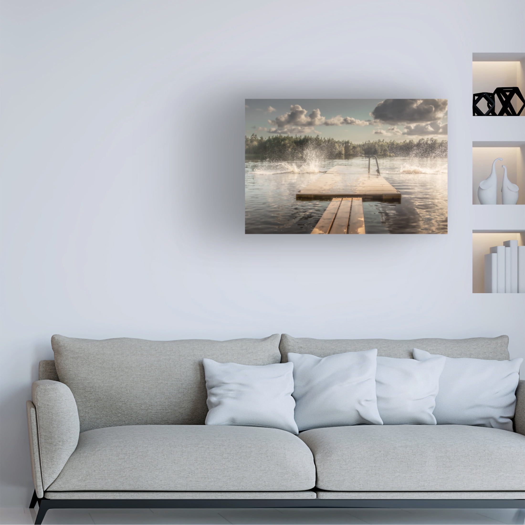 Trademark Fine Art Stephanie Kleimann The Diving Board Canvas Wall Art