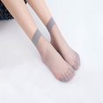 thumbnail image 5 of Duoif Socks for Women Plain Women 10 Pair Socks Short Top Ankle Socks Net Socks Womens Socks Grey, 5 of 9